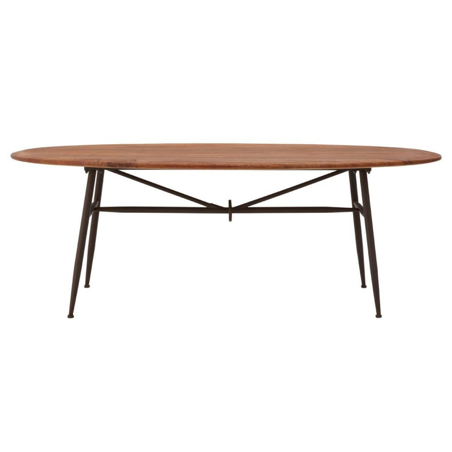 FURNITURE Fifty Five South Coffee Tables | New Foundry Oval Table