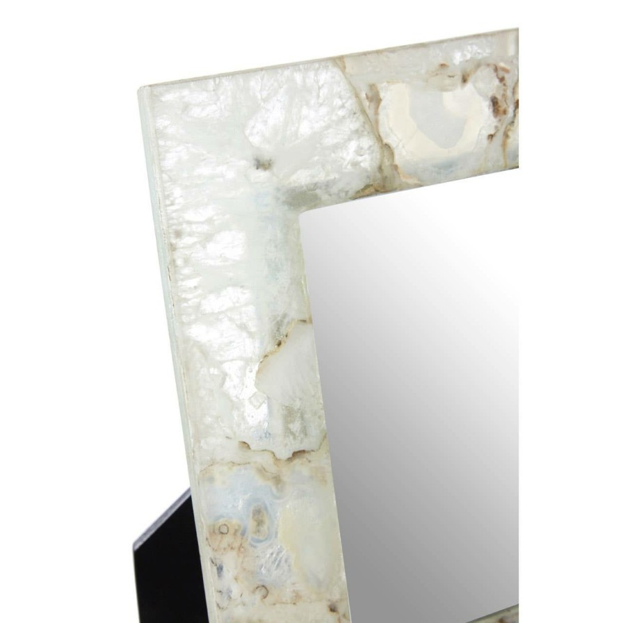 Accessories Fifty Five South Photo Frames | Bowerbird White Agate 4 X 6 Photo Frame