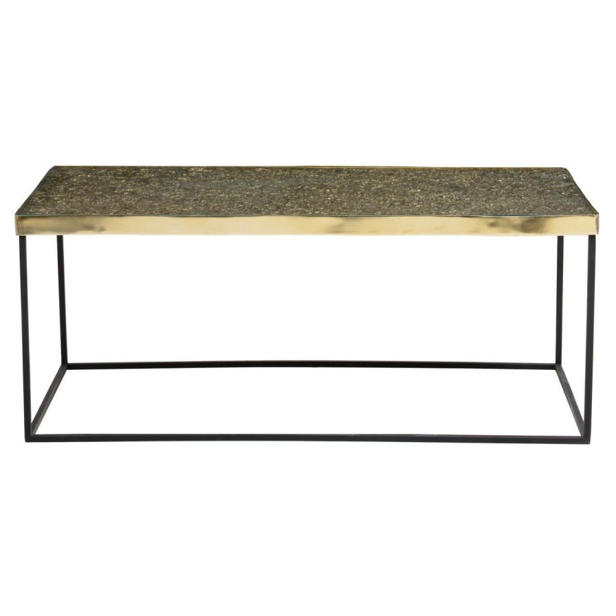 FURNITURE Fifty Five South Coffee Tables | Akola Gold Coffee Table