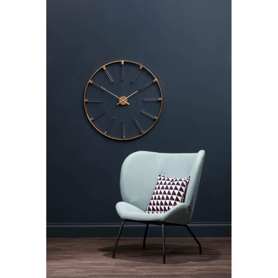 Accessories Fifty Five South Wall Clocks | Beauly Gold Finish Wall Clock