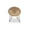 FURNITURE Fifty Five South Seating | Grey Kubu Natural Rattan Chair