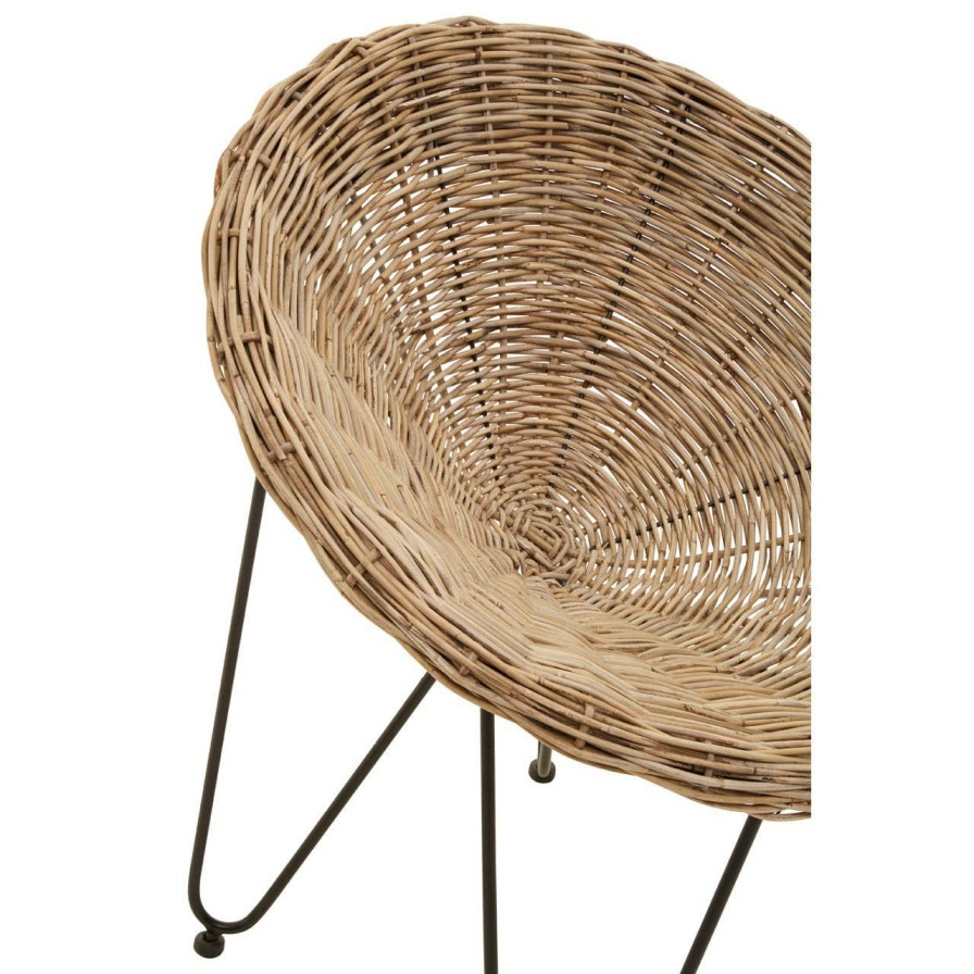 FURNITURE Fifty Five South Seating | Grey Kubu Natural Rattan Chair