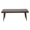 FURNITURE Fifty Five South Coffee Tables | Naro Mango Wood And Gold Finishing Coffee Table