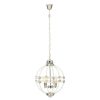 Accessories Fifty Five South Ceiling Lights | Karlo Pendant Light In Clear Acrylic And Chrome Finish