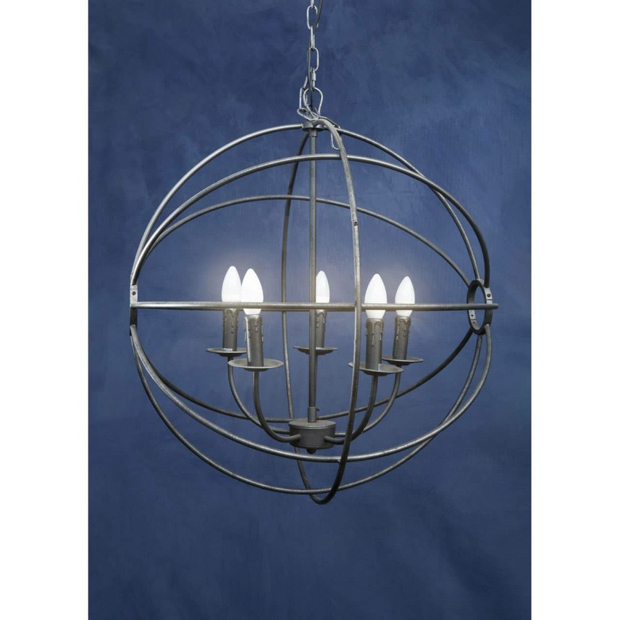 Accessories Fifty Five South Decorative Lights | Orbital 5 Arm Small Pendant Light