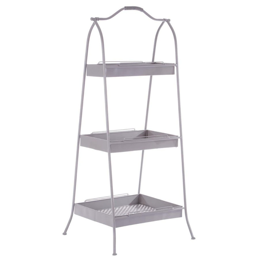 Bathe and Utility Premier Racks, Caddies and Shelf Units | Lexa Grey Metal Storage Rack