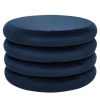 FURNITURE Fifty Five South Stools | Hartford Midnight Blue Round Stool