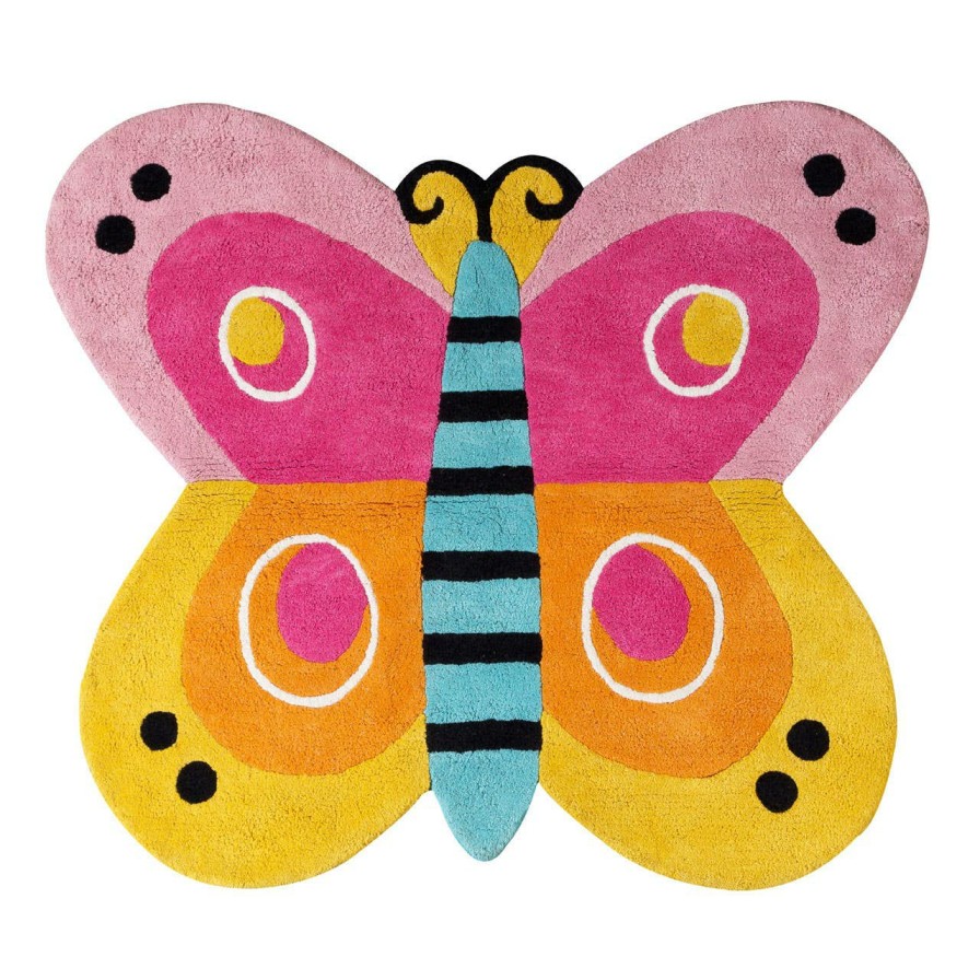 Accessories Premier Kids Textiles | Kids Butterfly Rug