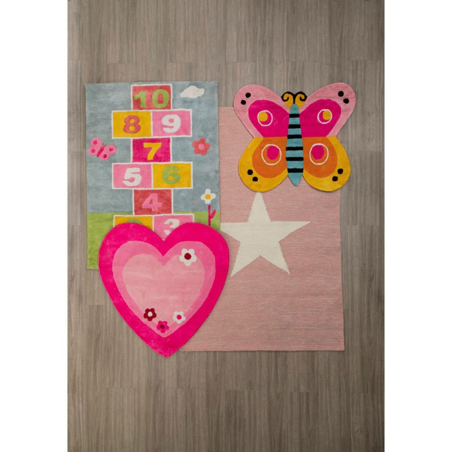 Accessories Premier Kids Textiles | Kids Butterfly Rug