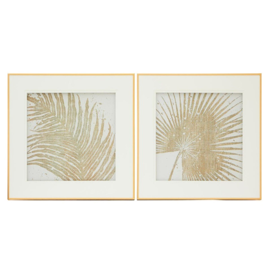 Accessories Fifty Five South Wall Art and Canvases and Hangings | Nason Set Of Two Botanical Wall Art