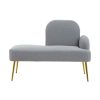 FURNITURE Fifty Five South Armchairs | Heather Left Arm Grey Chaise Lounge