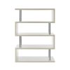 FURNITURE Premier Storage | Maze 4 Tier White Gloss Wide Shelf Unit