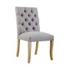 FURNITURE Fifty Five South Seating | Kensington Townhouse Grey Linen Dining Chair