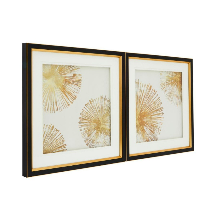 Accessories Fifty Five South Wall Art and Canvases and Hangings | Nason Set Of Two Sunburst Wall Art