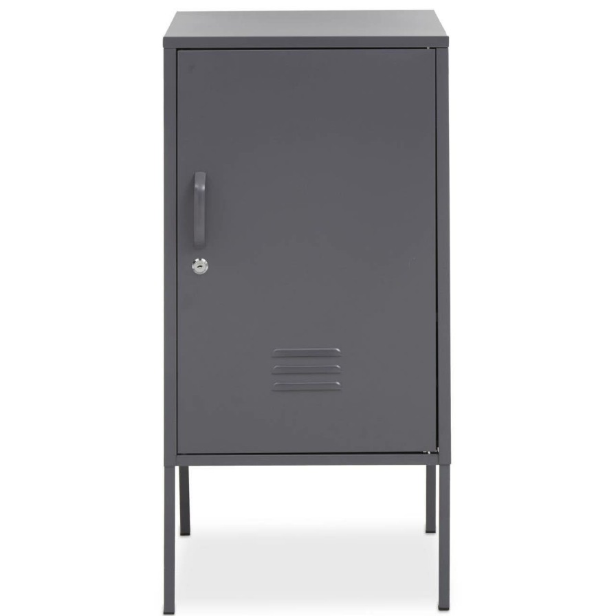 FURNITURE Premier Cabinets | Academy One Door Grey Locker