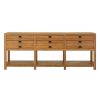 FURNITURE Fifty Five South Storage | Lyon Grey Oak Wood Sideboard