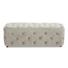 FURNITURE Fifty Five South Seating | Alea Mink Velvet Bench