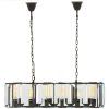 Accessories Fifty Five South Chandeliers | Babylon Black Twelve Bulb Chandelier