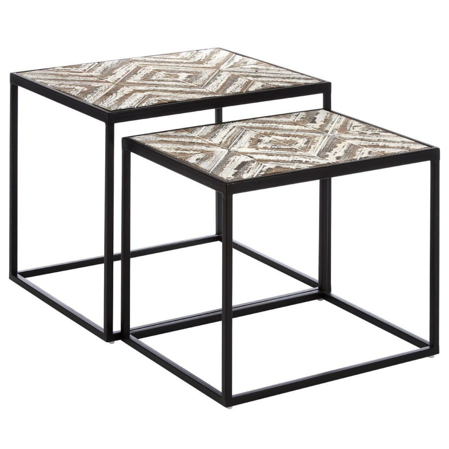 FURNITURE Premier Side Tables | Lombok Set Of 2 Side Tables