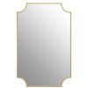 Bathe and Utility Premier Mirrors | Avento Gold Inverted Corners Mirror