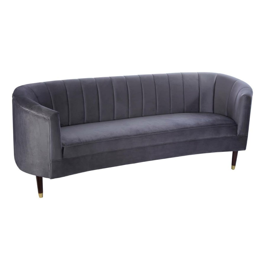 FURNITURE Premier Seating | Manaz Charcoal 2 Seat Sofa