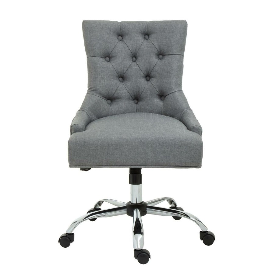 FURNITURE Fifty Five South Seating | Anita Grey Fabric Home Office Chair