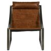 FURNITURE Fifty Five South Lounge Chairs | Hoxton Light Brown Leather Chair