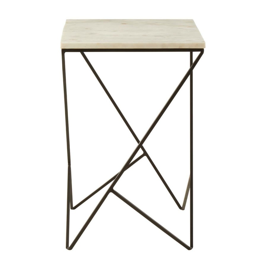 FURNITURE Premier Side Tables | Shalimar Marble Top Square Side Table