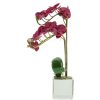 Accessories Fiori Faux Flowers and Plants | Fiori Aubergine Orchid Plant