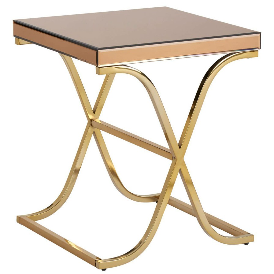 FURNITURE Fifty Five South Side Tables | Kensington Townhouse Cross Legs Side Table