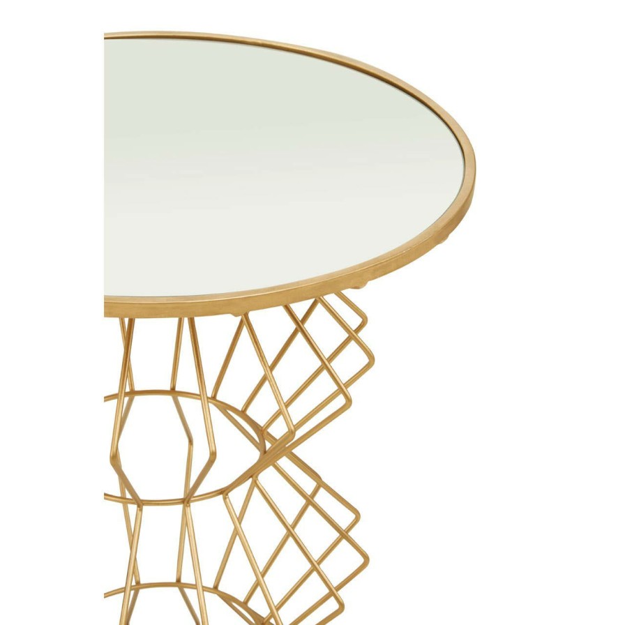 FURNITURE Premier Side Tables | Yaxi Gold Finish Frame Table