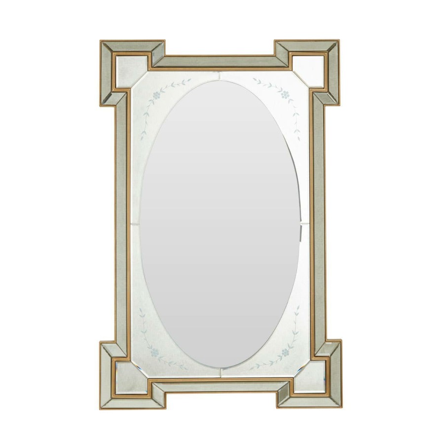 Bathe and Utility Fifty Five South Mirrors | Can Be Hung Both Ways Rectangular Wall Mirror