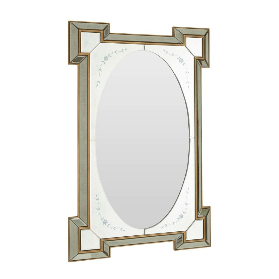 Bathe and Utility Fifty Five South Mirrors | Can Be Hung Both Ways Rectangular Wall Mirror