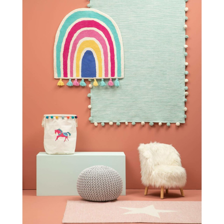 Accessories Premier Kids Textiles | Kids Rainbow Rug With Tassels