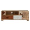 FURNITURE Fifty Five South Media and TV Units | Marwar Mango Wood Media Unit