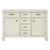 FURNITURE Fifty Five South Storage | Loire 6 Drawer White Sideboard