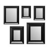 Bathe and Utility Premier Mirrors | Black Frame 5Pc Mirror Set