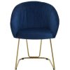 FURNITURE Premier Dining Chairs | Veneto Midnight Velvet Dinner Chair