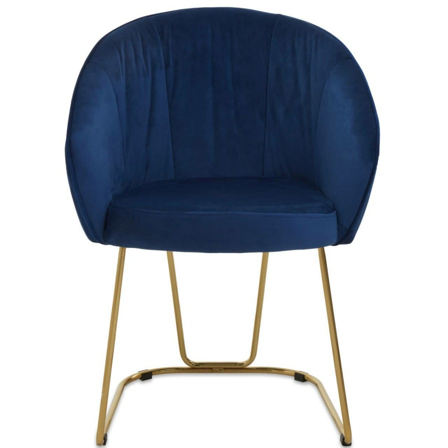 FURNITURE Premier Dining Chairs | Veneto Midnight Velvet Dinner Chair