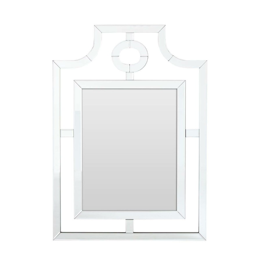 Bathe and Utility Fifty Five South Mirrors | Cut Out Design Silver Wall Mirror