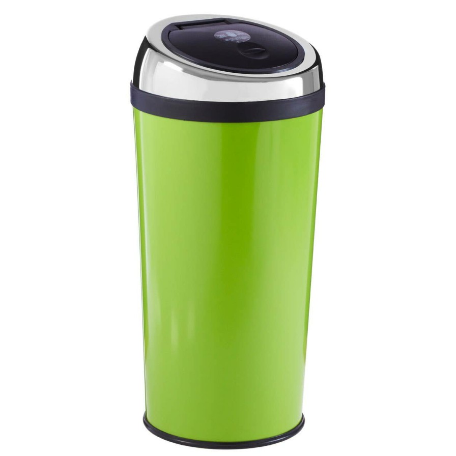 Bathe and Utility Premier Bins and Recycling | Miller Touch Top Lime Green Bin 30 Ltr