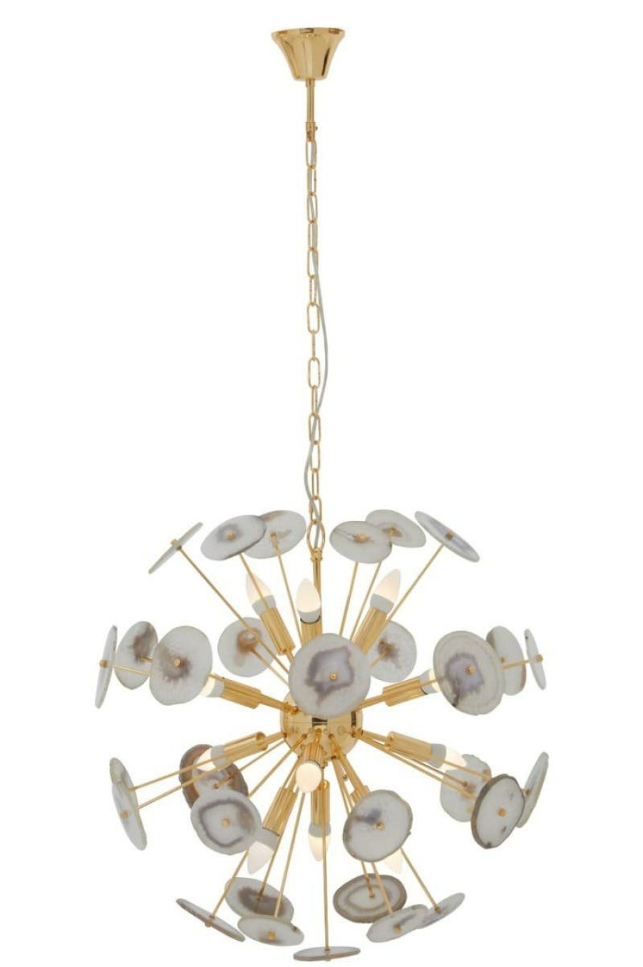 Accessories Fifty Five South Chandeliers | Glamour Twelve Bulb Pendant Light