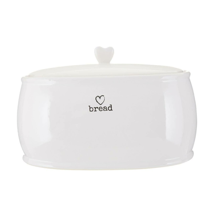 Kitchen and Dining Premier Bread Bins | Charm White Bread Crock