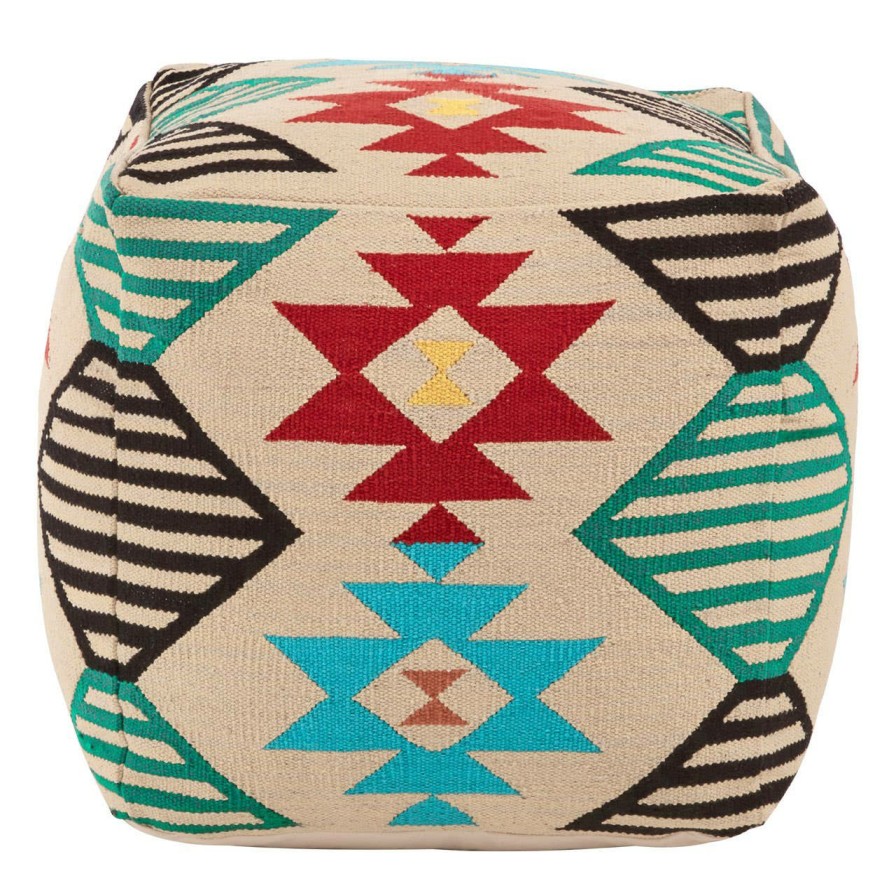 FURNITURE Fifty Five South Pouffes | Cefena Multicolour Pouffe