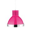 Accessories Premier Decorative Lights | Hot Pink And Chrome Bell Shaped Pendant Light