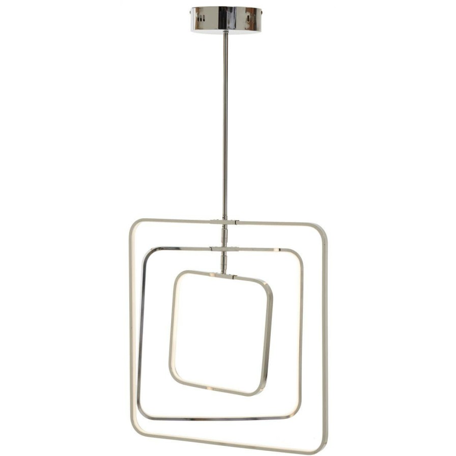 Accessories Fifty Five South Light and Ceiling Shades | Trieste Small Rectangular Pendant Light