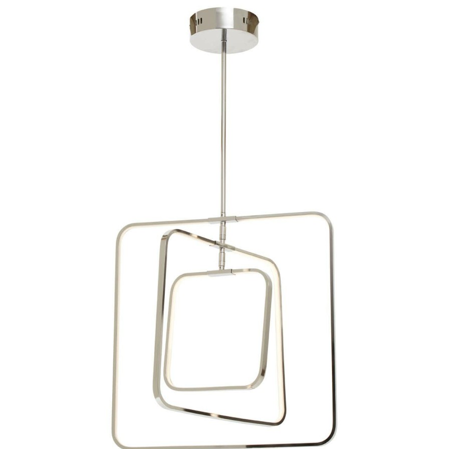 Accessories Fifty Five South Light and Ceiling Shades | Trieste Small Rectangular Pendant Light