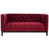 FURNITURE Fifty Five South Seating | Sasha 2 Seat Crimson Sofa