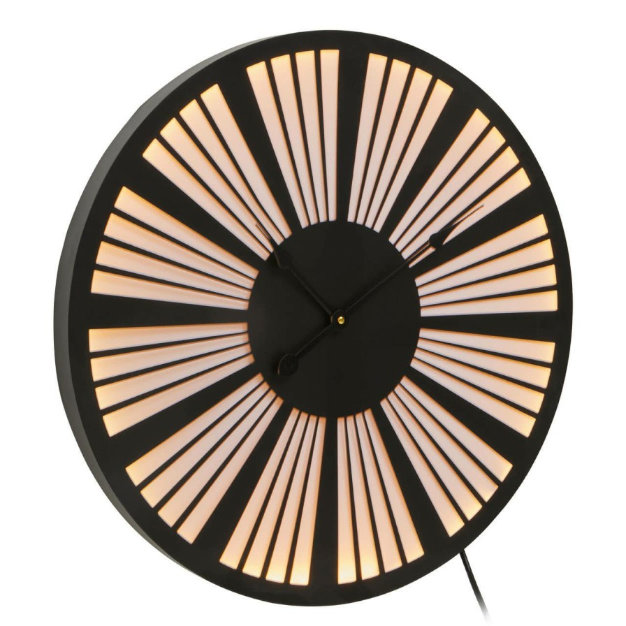 Accessories Fifty Five South Wall Clocks | Genova Small Black And White Wall Clock