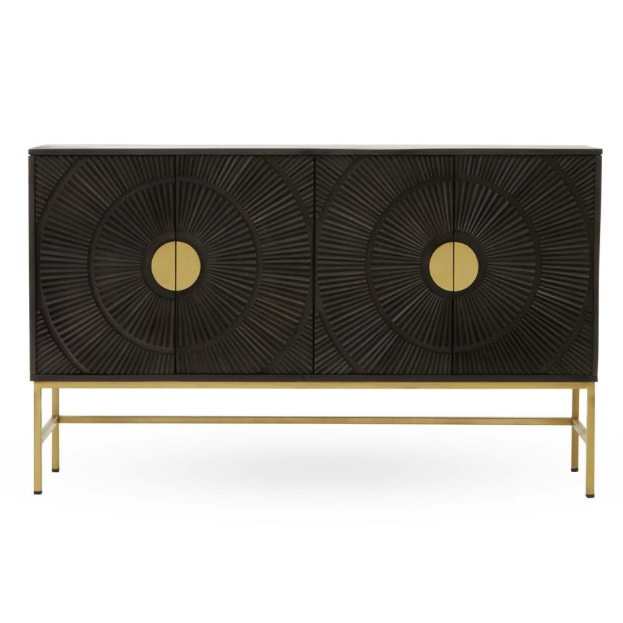 FURNITURE Fifty Five South Bar Shelving | Sadari Four Door Sideboard